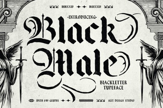 Black Male  Font